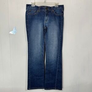 Tommy Hilfiger Womens Jeans Blue Denim Bootcut Size 8S Low Rise Pockets